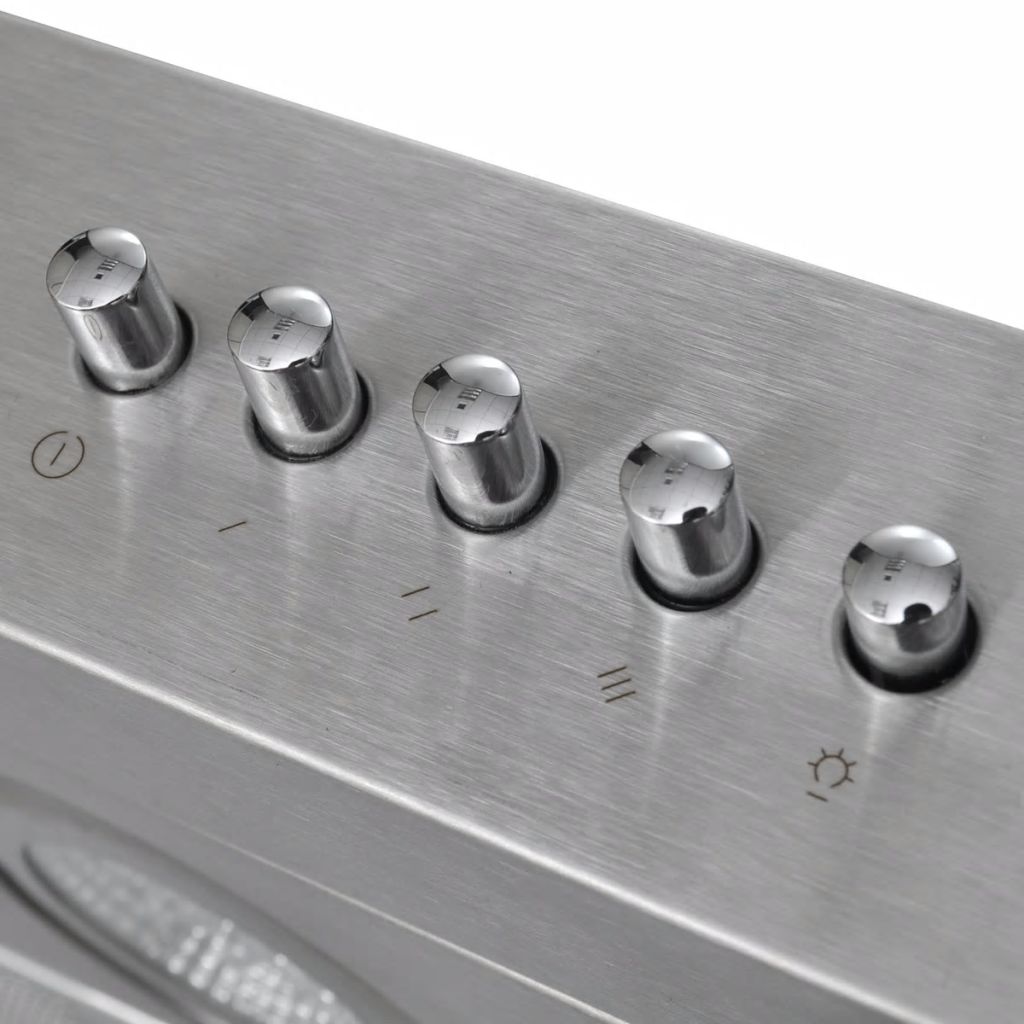 Vidaxl Hotte Plate Acier Inoxydable 900 Mm 241216