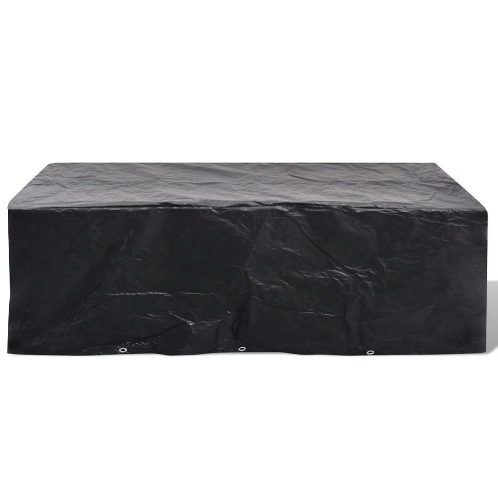 vidaXL Housse a 10 illets 300x140cm pour salon de jardin en polyrotin 8 pers