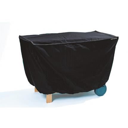 Housse Barbecue - Cook'in Garden - Grande Taille - Polyester Deperlant - Noir