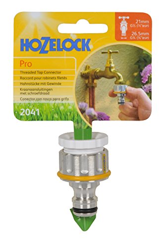 Raccord De Robinet - Hozelock - 2041p0000 - Metal - Resistant Aux Rayures - Compatible 95% Robinets