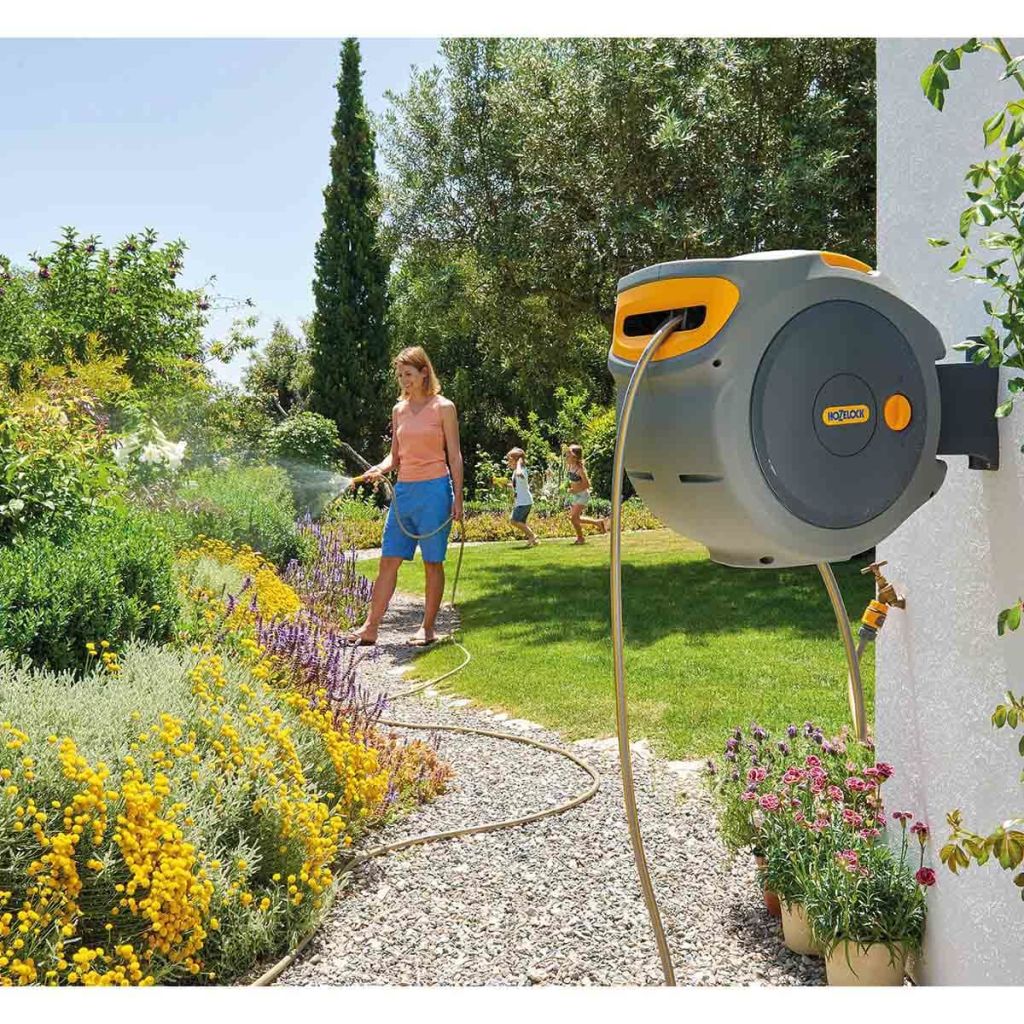 Hozelock Enrouleur Automatique de Tuyau 20 m Arrosage de Jardin 2401 0000