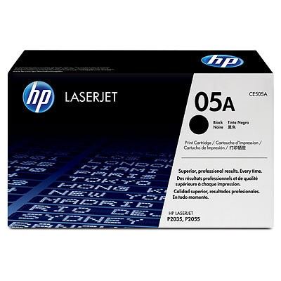 HP D'origine HP LaserJet P 2037 toner (05A / CE 505 A) noir, 2 300 pages, 3,39 centimes par page - remplace toner 05A / CE505A pour HP LaserJet P2037