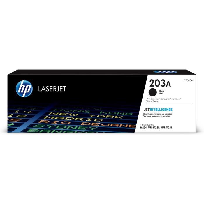 Cartouche De Toner Noir Hp 203a Laserjet Authentique Pour Hp Color Laserjet Pro M254m280m281