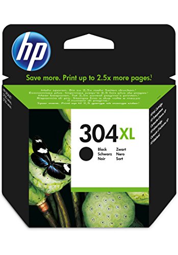 HP D'origine HP DeskJet 3720 blue cartouche d'encre (304XL / N9K08AE) noir, 300 pages, 6,56 centimes par page, contenu: 5 ml