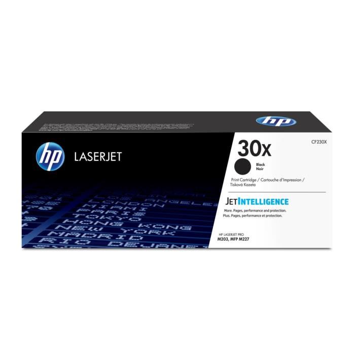 Cartouche De Toner Hp 30x (cf230x) Noir Pour Hp Laserjet Pro M203/mfp M227