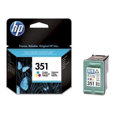 Hp 351 Cartouche Dencre Trois Couleurs Authentique Cb337ee Pour Hp Photosmart C4380c4472c4580c5280