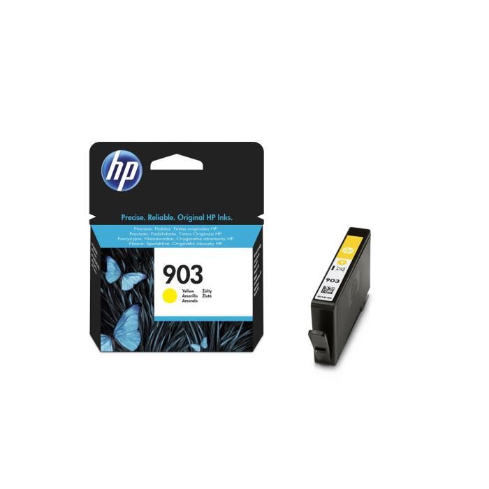 HP D'origine HP OfficeJet Pro 6860 Series cartouche d'encre (903 / T6L95AE) jaune, 315 pages, 2,46 centimes par page, contenu: 4 ml