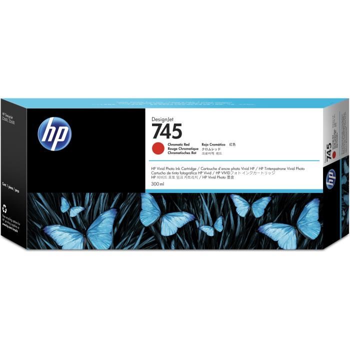 Hp Hp Ink/745 300-ml Chromatic Red