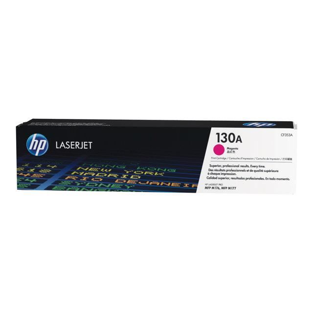 HP D'origine HP 130A / CF 353 A toner magenta, 1 000 pages, 5,31 centimes par page - remplace HP 130A / CF353A toner