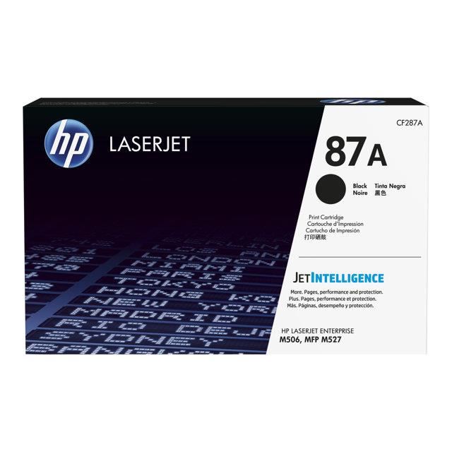 Hp 87a Noir Originale Laserjet Cartouche De Toner Cf287a