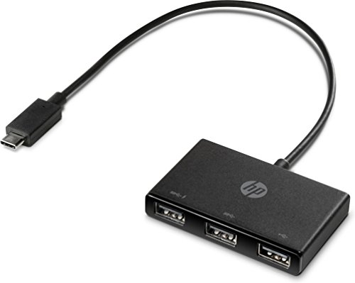 Concentrateur Usb C Vers Usb A Hp Hub 3 Ports Noir