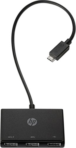 Concentrateur Usb C Vers Usb A Hp Hub 3 Ports Noir
