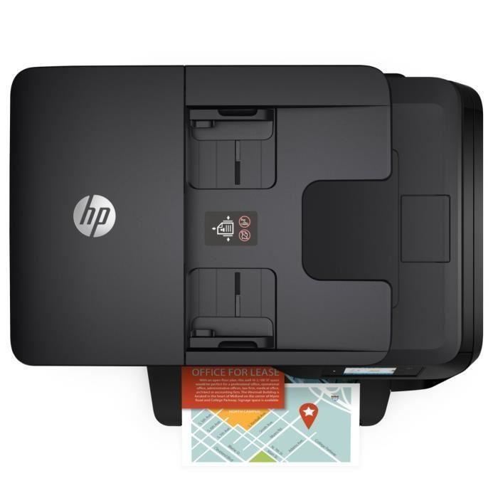 HP Officejet Pro 8715 All-in-One - Imprimante multifonctions - couleur - jet d'encre - A4 (210 x 297 mm), Legal (216 x 356 mm) (original) - A4/Legal (support) - jusqu'a 30 ppm (copie) - jusqu'a 35 ppm (impression) - 250 feuilles - USB 2.0, LAN, Wi-Fi(n),