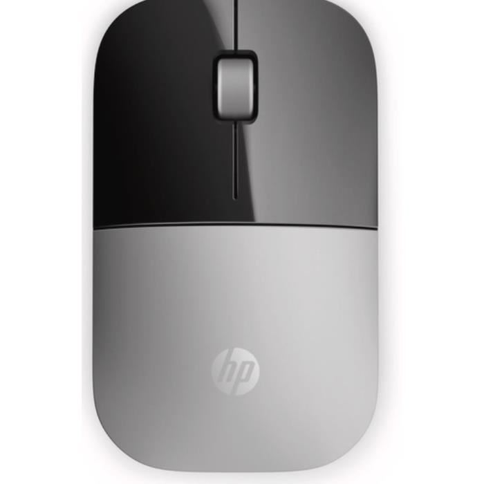 HP Z3700 - Souris - sans fil - 2.4 GHz - recepteur sans fil USB - argente(e) - pour OMEN X by HP 17, HP 17, Pavilion 17