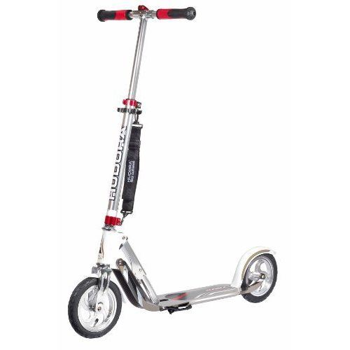 Hudora Trottinette Grande Roues Air 205 Argent Et Blanc