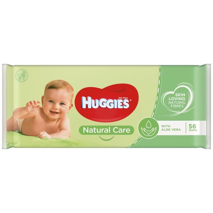 HUGGIES Natural Care Lingettes Bebe x56