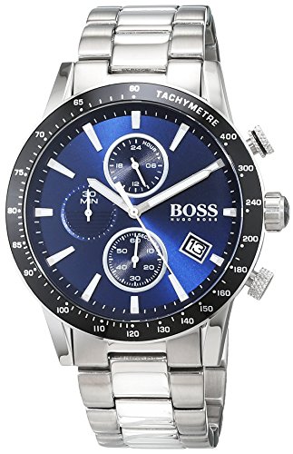 Montre Homme Hugo Boss Rafale 1513510 Chronometre Cadran Noir