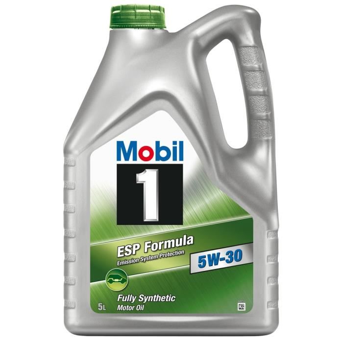 Huile MOBIL 5W30 ESP Mixte Formula-R 5L
