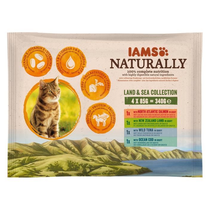 Iams Naturally Nourriture Humide Pour Ch...