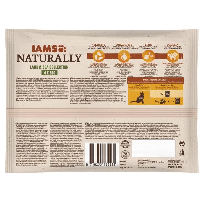 Iams Naturally Nourriture Humide Pour Ch...