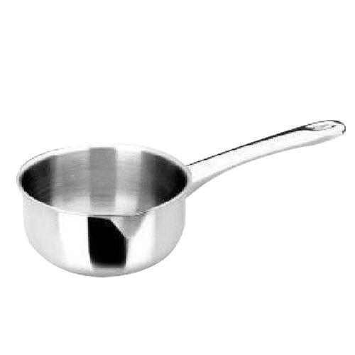 Casserole bombee avec bec verseur en inox 18/10 12cm - Casserole - Ibili