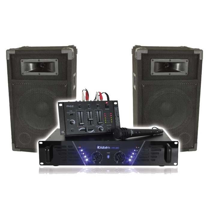 IBIZA BOOST DJ 300 Kit de sonorisation DISCO 480W