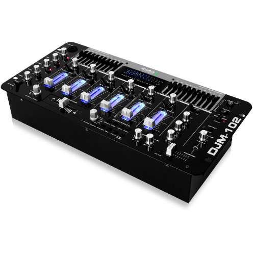 Ibiza Djm-102 Battle Mixer 4 Canaux Led Effet Echo