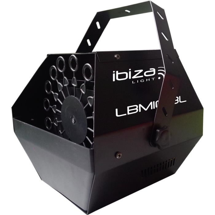 Ibiza Lbm10-bl Machine A Bulles Portable - Noir