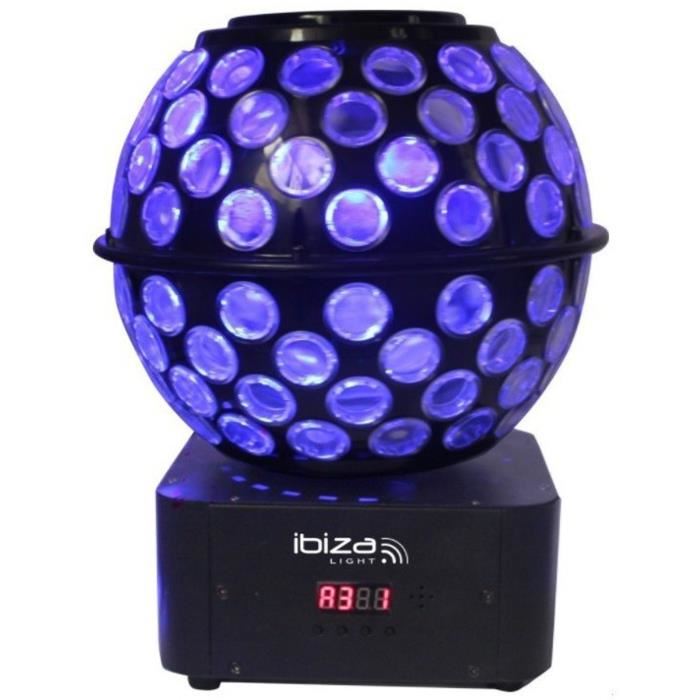 IBIZA LIGHT STARBALL GB Effet magic ball avec gobos LED 8 X 3W RGBW