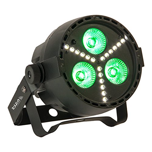 Ibiza Light Par-mini-str - Projecteur Par A Led Rgbw 4-en-1 Avec Stroboscope A Led Smd