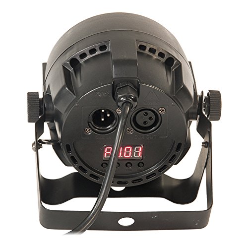 Ibiza Light Par-mini-str - Projecteur Par A Led Rgbw 4-en-1 Avec Stroboscope A Led Smd