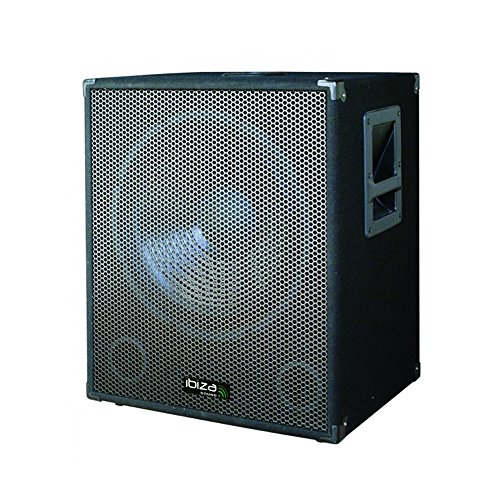 Caisson De Basses Actif Ibiza Sub15a - 15/38cm - 800w - 2 Entrees Line - 2 Sorties Satellites