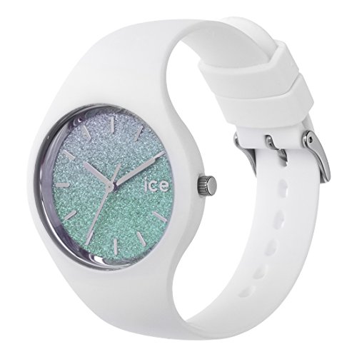 Ice-watch - Ice Lo White Turquoise - Montre Blanche Pour Femme Avec Bracelet En Silicone - 013430 (medium)