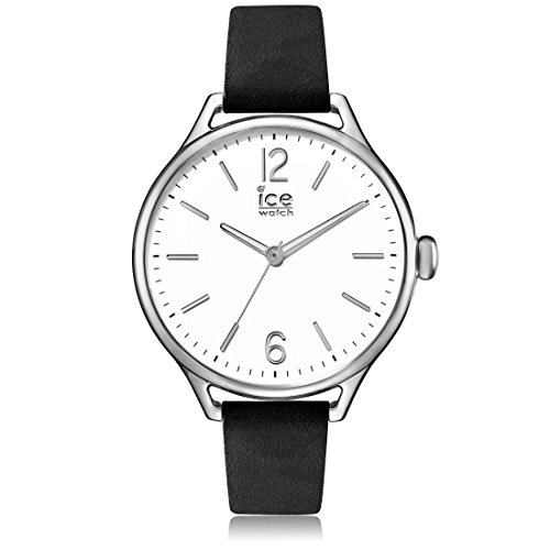 Montre - Ice-watch - Ice Time Black Silver - Cuir - Étancheite 3 Atm - Analogique