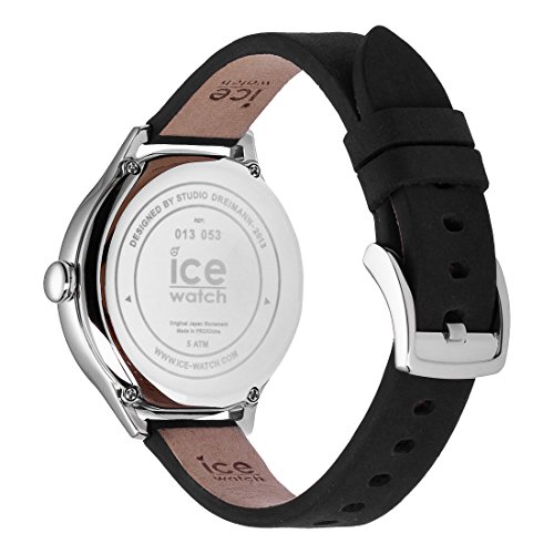 Montre - Ice-watch - Ice Time Black Silver - Cuir - Étancheite 3 Atm - Analogique
