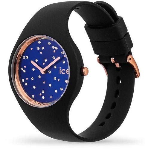 Ice-watch - Ice Cosmos Star Deep Blue - Montre Noire Pour Femme Avec Bracelet En Silicone - 016298 (small)