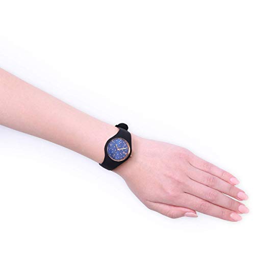 Ice-watch - Ice Cosmos Star Deep Blue - Montre Noire Pour Femme Avec Bracelet En Silicone - 016298 (small)