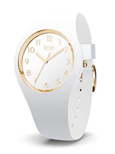 Ice-watch - Ice Glam White Gold Numbers - Montre Blanche Pour Femme Avec Bracelet En Silicone - 014759 (small)