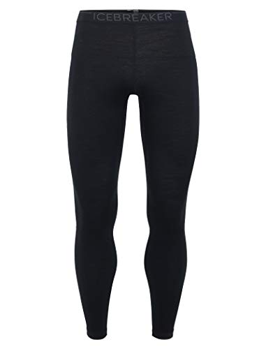 Icebreaker - Collant En Laine De Merinos - M Merino 200 Oasis Leggings Black Pour Homme En Laine - Taille S - Noir