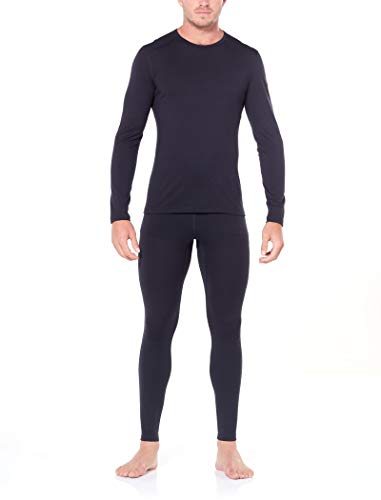 Icebreaker - Collant En Laine De Merinos - M Merino 200 Oasis Leggings Black Pour Homme En Laine - Taille S - Noir