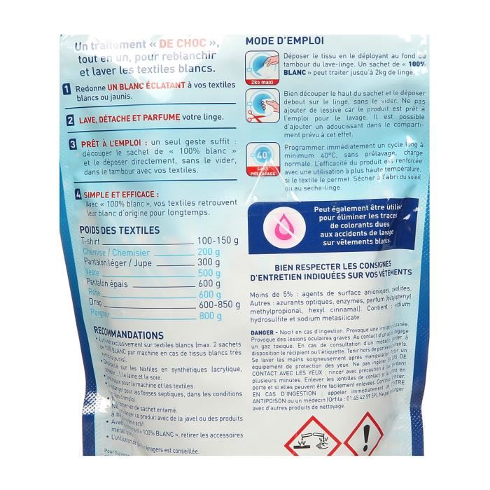 IDEAL Reblanchisseur 100% Blanc - 300 g