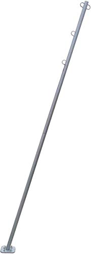 Mat Incline Pour Voile Dombrage - Ideanature - Gris - Acier - Hauteur 290cm