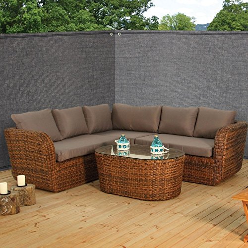 Idmarket Brise Vue Haute Densite Gris 2 X 10 M 300 Gr/m² Qualite Pro