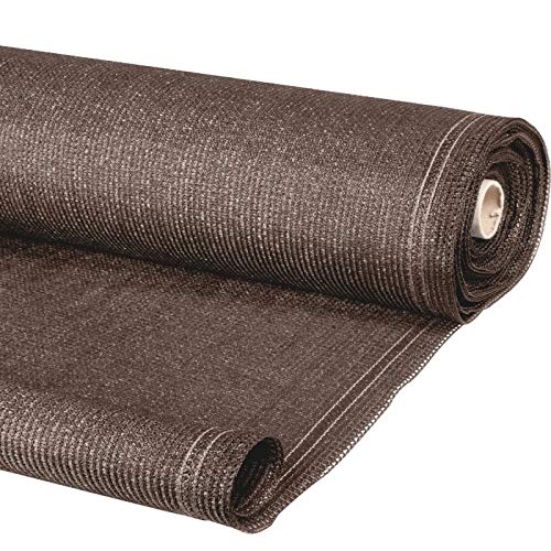 Idmarket Brise Vue Renforce 1,5 X 10 M Taupe 220 Gr/m² Luxe Pro
