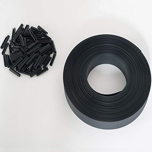 Idmarket Kit De Lamelles Occultantes Pvc Grises L60 M Pour Panneau Grillage