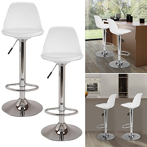 IDMarket - Lot de 2 tabourets de bar KAR...