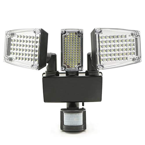 Idmarket Projecteur Solaire 3 Tetes 178 Led Detecteur De Mouvement