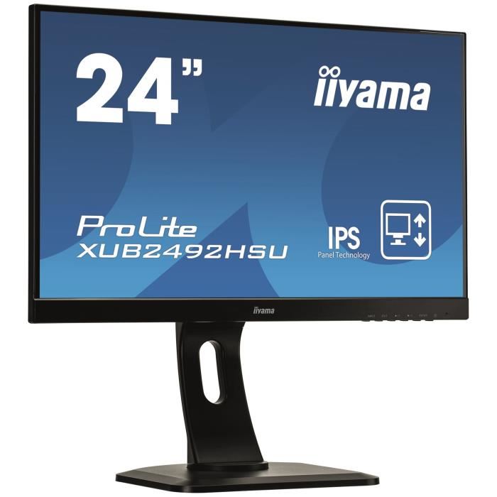 Ecran 24 Pouces Full Hd Iiyama Prolite Xub2492hsu B1