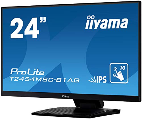 Iiyama Prolite T2454msc-b1ag, 60,5 Cm (23.8'), 250 Cd/m², Full Hd, Ips, 16:9, 1920 X 1080 Pixels