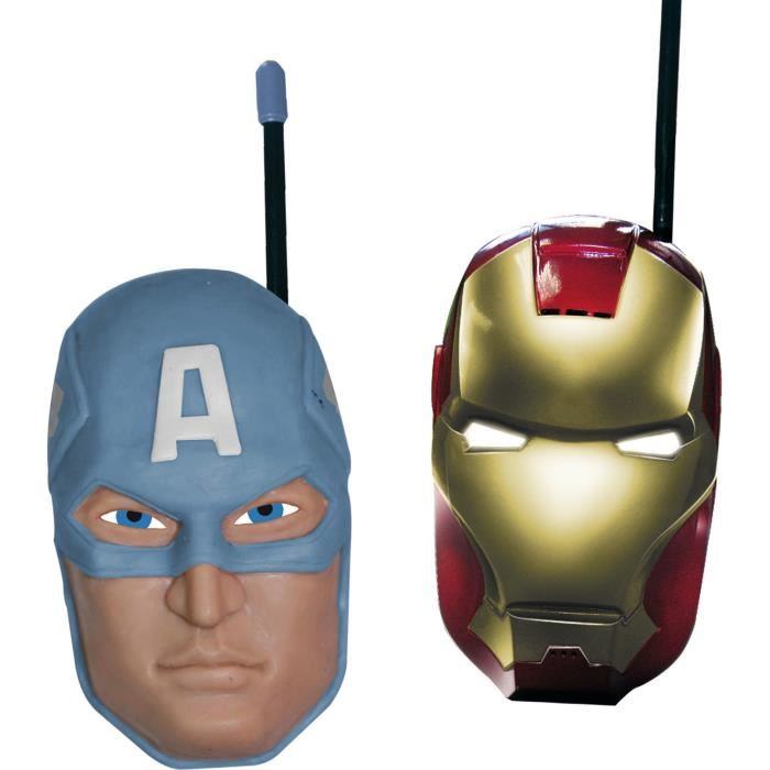 Talkie Walkie - Avengers - Captain America Et Iron Man